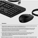 HP 225 G2 USB ar vadu Pele Klaviatūras Combo, Copilot Taustiņš - Melns HP 225 G2 USB ar vadu Pele Klaviatūras Combo, Copilot Taustiņš - Melns