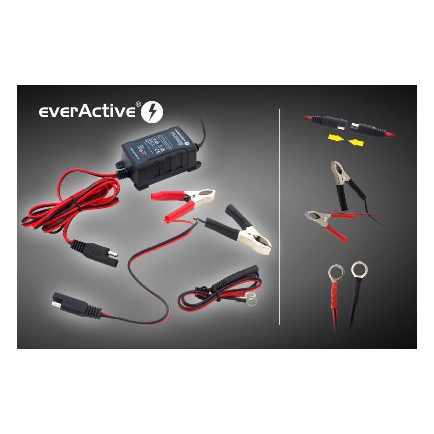 Everactive CBC-1 biroja atvilktņu bloks 6-12 V Melns – 3