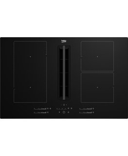 Beko HIXI 84700 UF Melns Iebūvēts 80 cm Zonas indukcijas plīts 4 zone(s) Kompleksa kapuce