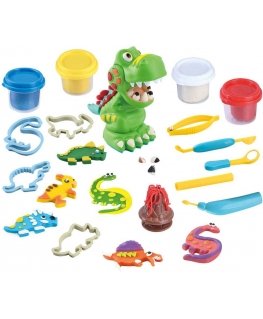 PLAYGO DOUGH zobārsta komplekts ar dinozauru, 8433