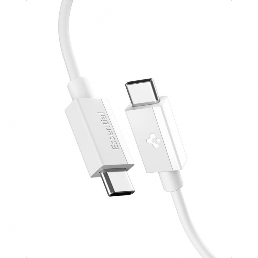 SPIGEN EB6020CC ESSENTIAL TYPE-C CABLE 60W 200CM White – 2