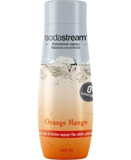 SodaStream gāzēto dzērienu sīrups, Oranžs Mango, 440 ml