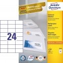Avery 3474 pašlīmējošā etiķete Taisnstūris Pastāvīgs Balts 2400 pcs Avery 3474 pašlīmējošā etiķete Taisnstūris Pastāvīgs Balts 2400 pcs