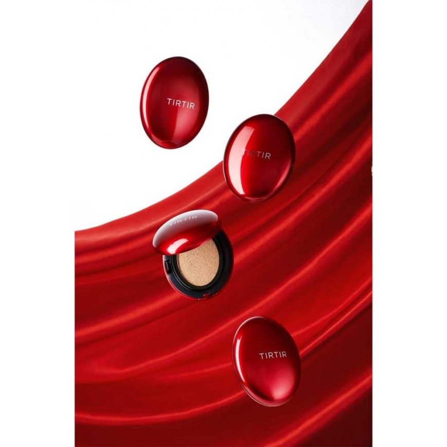 Tirtir Mask Fit Red Cushion SPF 40 PA++ makeup foundation cushion, shade: 27C Cool brownish yellow, 18 g – 5