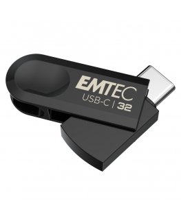Emtec C280 USB flash drive 32 GB USB Type-C 3.2 Gen 1 (3.1 Gen 1) Black