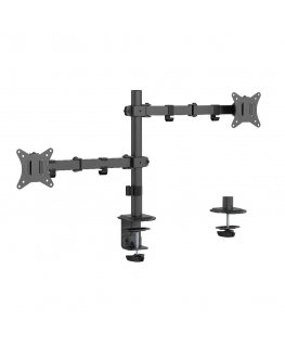 Gembird MA-D2-03 monitori kinnitus ja alus 81,3 cm (32") Laud Must