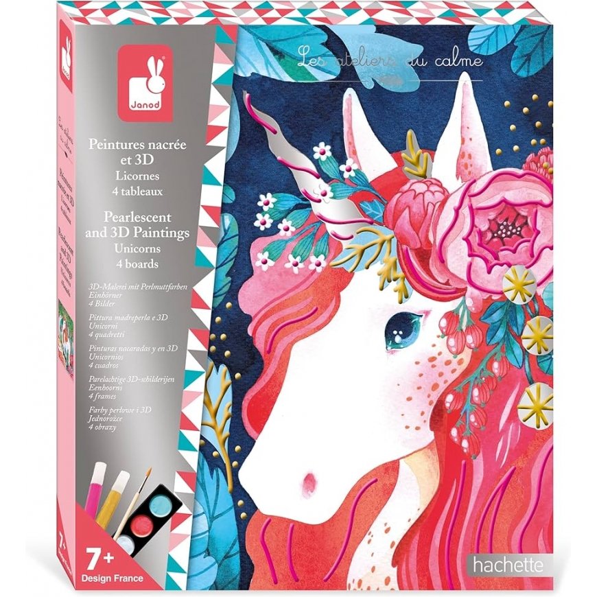 Janod Unicorns Pearl and 3D Paints