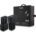 TUMI Travel Adapter 25W USB-C / USB-A Charger + Black USB-C/USB-C Cable