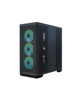Jonsbo D400 PC-kotelo, Midi Tower, ATX, Tempered Glass - valkoinen
