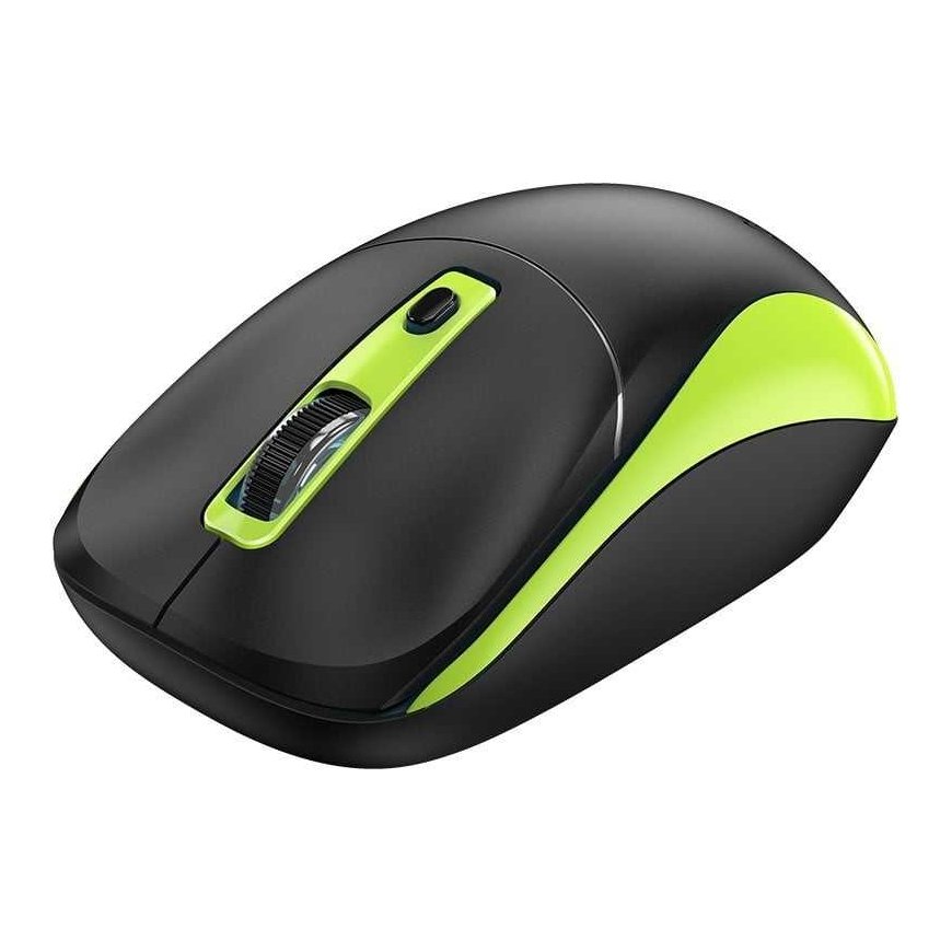 Bezvadu pele, Genius NX-7123, melna-zaļa, optiskā, 1200DPI – 3