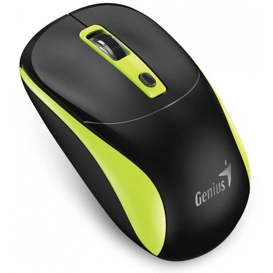Bezvadu pele, Genius NX-7123, melna-zaļa, optiskā, 1200DPI – 5