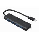 Gembird UHB-CM-U3P4P-01 хаб-разветвитель USB 3.2 Gen 1 (3.1 Gen 1) Type-C Черный Gembird UHB-CM-U3P4P-01 хаб-разветвитель USB 3.2 Gen 1 (3.1 Gen 1) Type-C Черный