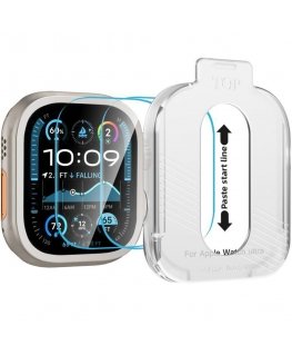 TEH-PROTECT EASY SET+ 2-PACK APPLE WATCH ULTRA RUPJĀS STIKLA