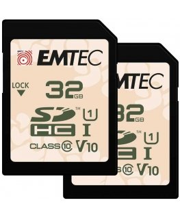 Emtec SD Memory Card 32GB UHS-I U1 V10 Outdoor 2 pcs