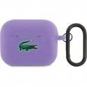 Lacoste šķidra silikona spīdīga drukāta logo vāciņš Apple AirPods 3