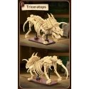 CaDA building block dinosaur fossil dinosaur skeleton set: Triceratops 272 pieces CaDA building block dinosaur fossil dinosaur skeleton set: Triceratops 272 pieces