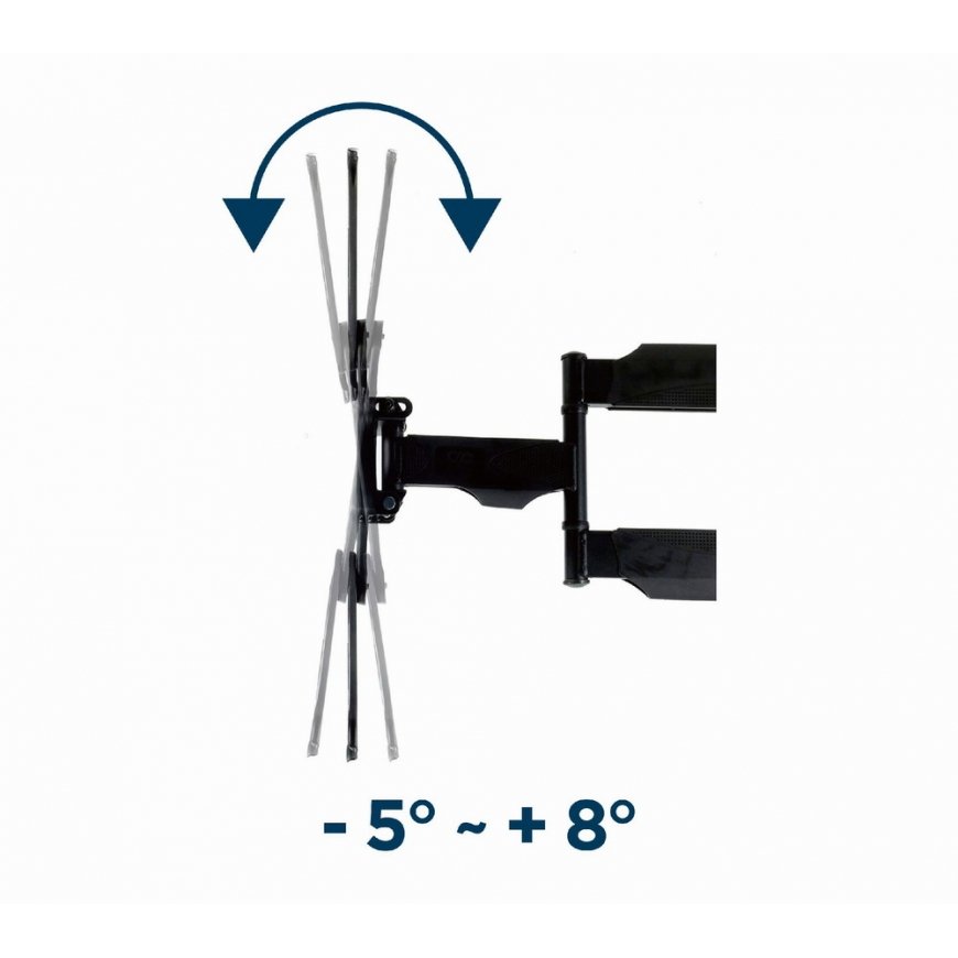 Gembird WM-55ST-01 televizora stiprinājums 139,7 cm (55") Tērauds – 2