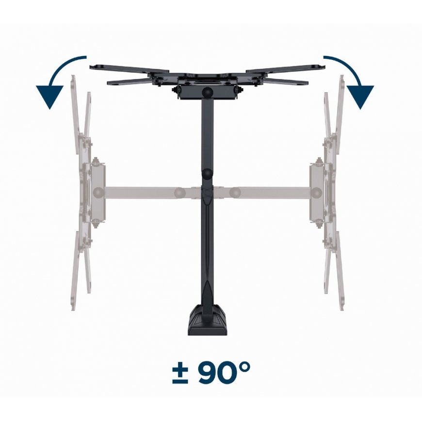 Gembird WM-55ST-01 TV mount/stand 139.7 cm (55") Steel – 3