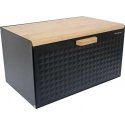 Klausberg bamboo and steel breadbox (KB-7425) | Klausberg