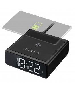 KIENZLE digital alarm clock with wireless charging station