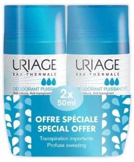 Uriage TRIACTIVE roll-on deodorant pack 2 x 50 gr