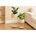 Finish VAZONAI ANT STOVO, 2 PCS. SET, ZINC COLOR, MATTE SAND COLOR FINISH Finish VAZONAI ANT STOVO, 2 PCS. SET, ZINC COLOR, MATTE SAND COLOR FINISH