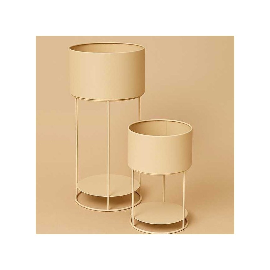 Finish VAZONAI ANT STOVO, 2 PCS. SET, ZINC COLOR, MATTE SAND COLOR FINISH – 3