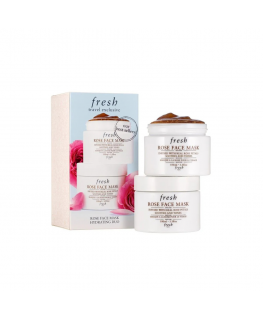 Fresh Set Duo, Fresh, Rose, Rauhoittava & Tonisoiva, Kremas Maski, Kasvoille, 2 kpl, 100 ml Naisille
