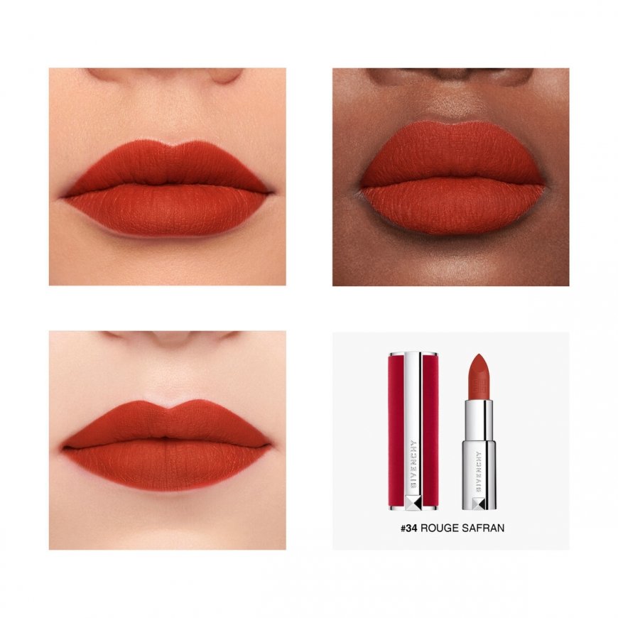 Givenchy Le Rouge Deep Velvet 3,4 g 34 Rouge Safran Matinis – 5