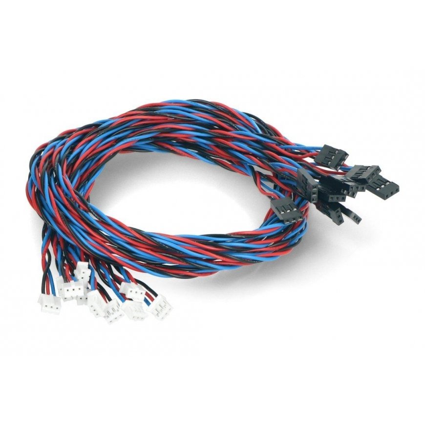 DFRobot Gravity FIT0769, prijungimo laidas, skirtas Arduino analoginiams jutikliams, 50cm, x10 – 2