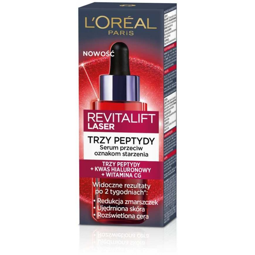 LOREAL Paris Revitalift lazerinis serumas nuo raukšlių su trimis peptidais 30 ml