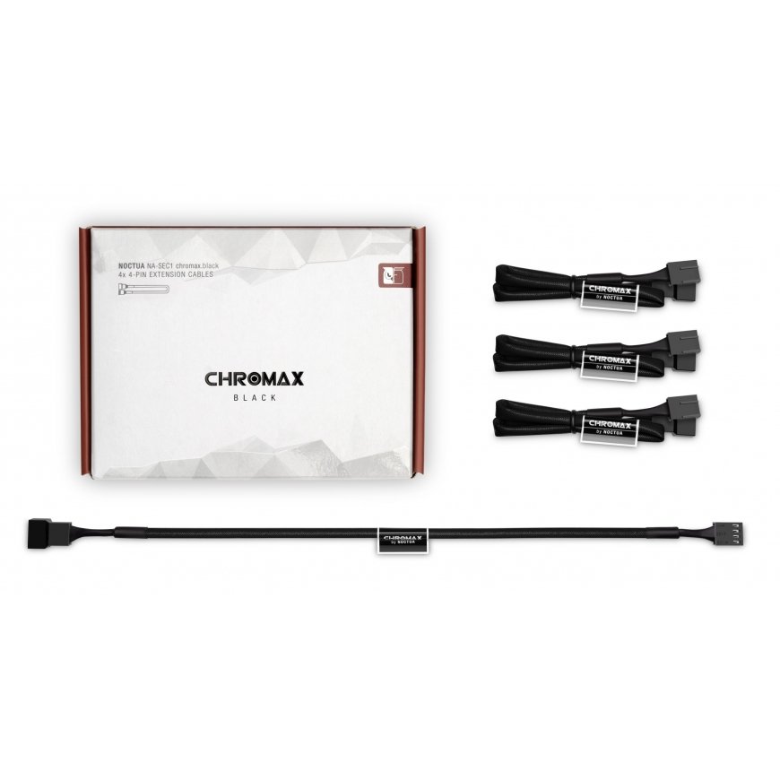 Noctua NA-SEC1 CHROMAX.BLACK Kabeļa pagarinājums