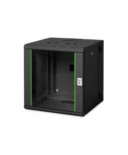 Digitus DN-19 12-U-3-SW statnis 12U Pie sienas stiprināms statīvs Melns