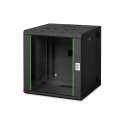 Digitus DN-19 12-U-3-SW lentyna 12U Sieninis stovas Juoda Digitus DN-19 12-U-3-SW lentyna 12U Sieninis stovas Juoda