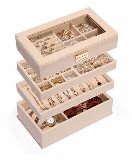 Yellow jewelry organizer trolley