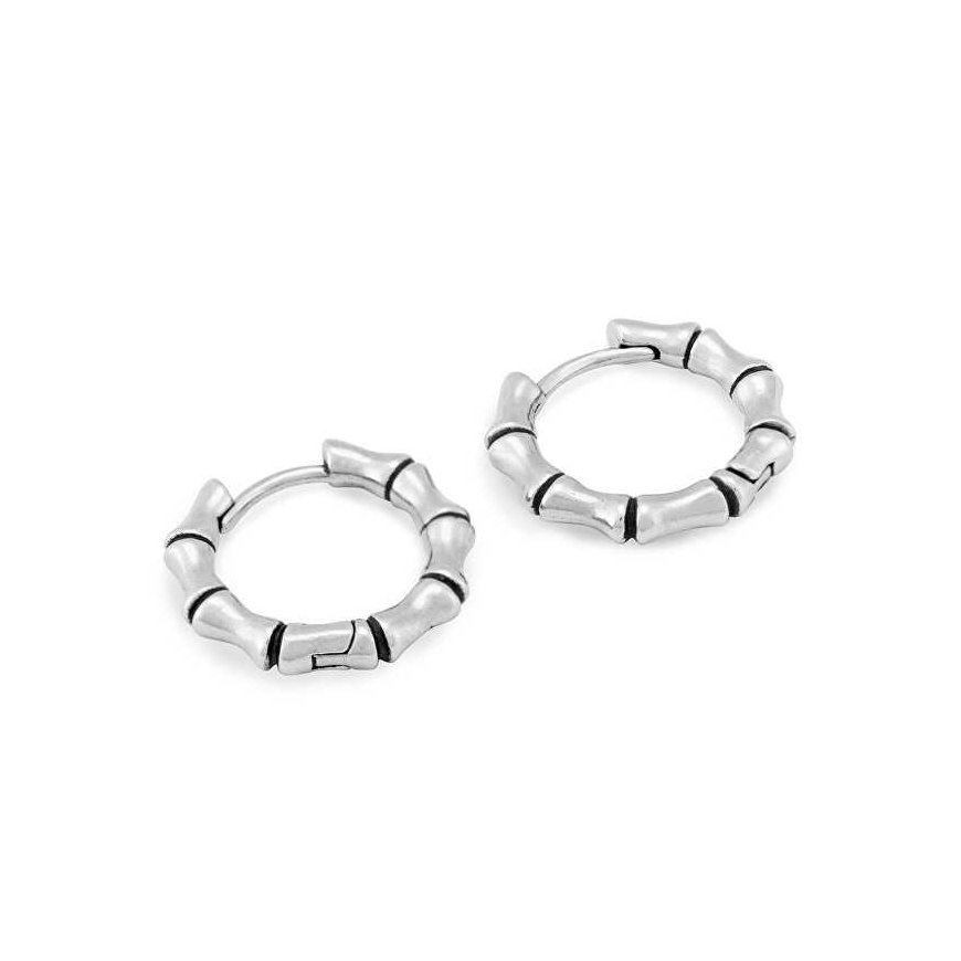 Stylish Steel Round Earrings