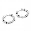 Stylish Steel Round Earrings