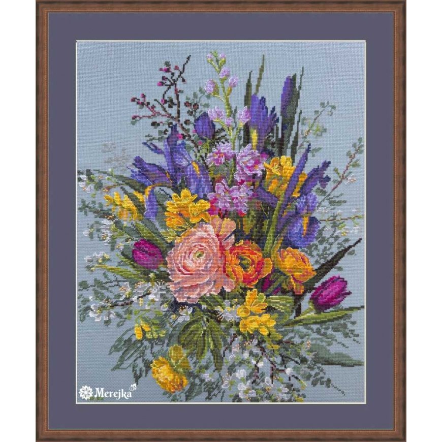 Merejka izšūšanas komplekts "Dārza pamošanās" 40х31 cm SK271 – 2