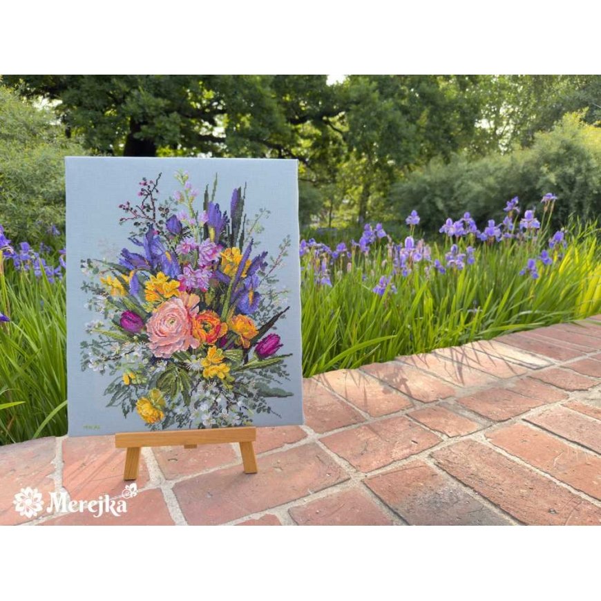 Merejka izšūšanas komplekts "Dārza pamošanās" 40х31 cm SK271 – 5