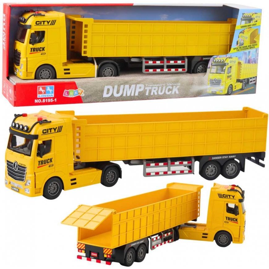 LEAN Toys Lean Toys Dzeltenais transportēšanas