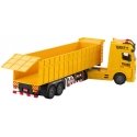 Lean Toys Keltainen kuljetusauto perävaunulla 58x10x16 cm Lean Toys Keltainen kuljetusauto perävaunulla 58x10x16 cm