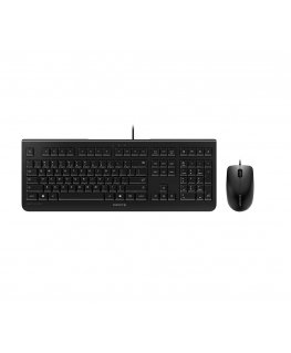 CHERRY DC 2000 tastatūra Pele iekļauta Universāls USB QWERTY Amerikāņu angļu valoda Melns