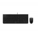 CHERRY DC 2000 klaviatuur Hiir kaasa arvatud Universaalne USB QWERTY Ameerika inglise keel Must
