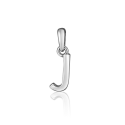 JVD Minimalist silver letter 'J' pendant SVLP0948XH2000J JVD Minimalist silver letter 'J' pendant SVLP0948XH2000J
