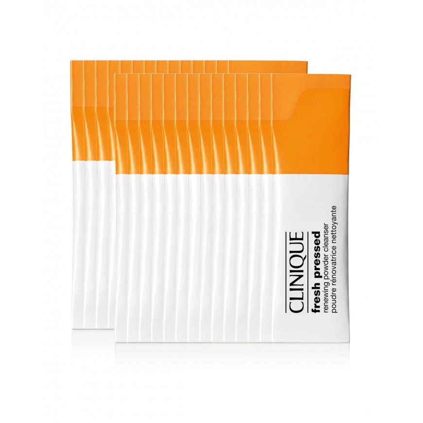 Clinique Fresh Pressed Renewing Powder Cleanser with Pure Vitamin C Valomosios putos 0,5 g Moteriška
