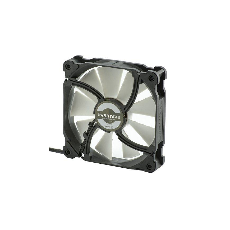 Phanteks PH-F120XP Arvuti korpus Ventilaator 12 cm Must, Valge – 3