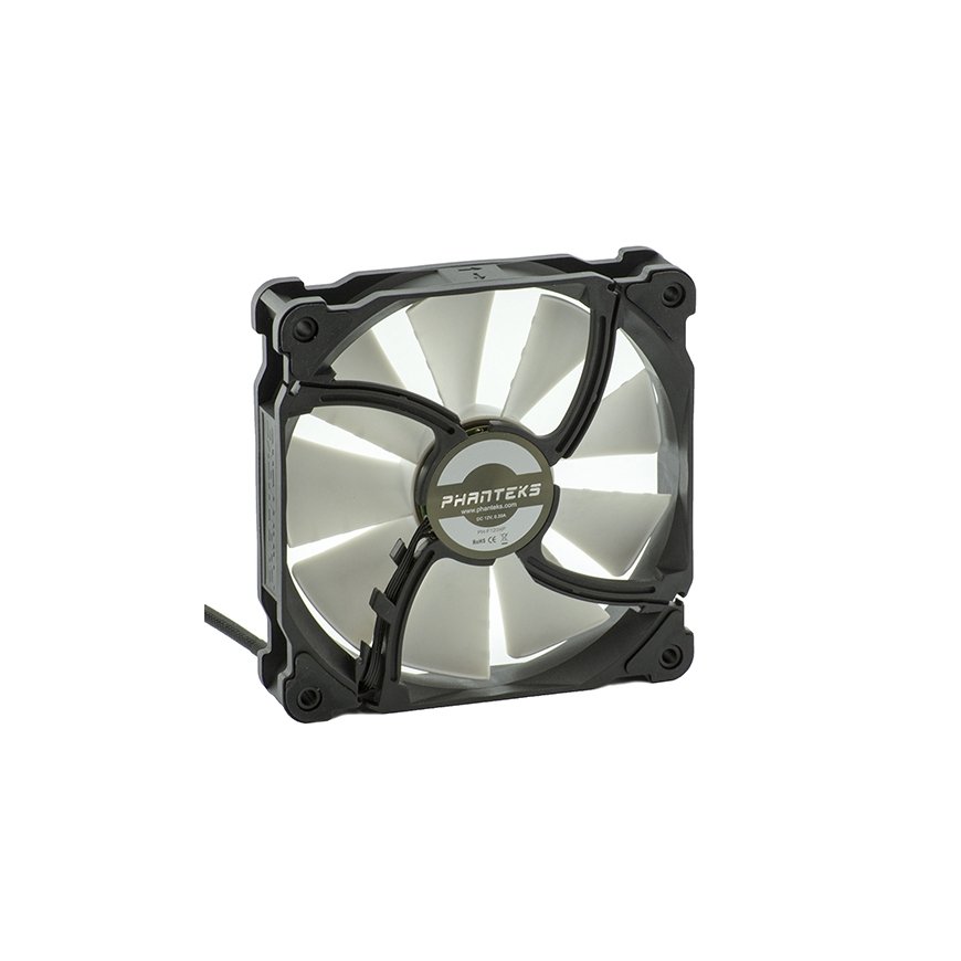 Phanteks PH-F120XP Datora korpusam Ventilators 12 cm Melns, Balts – 4