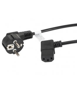 Lanberg CA-C13C-12CC-0018-BK virtajohto musta 2 m C13 liitin CEE7/7