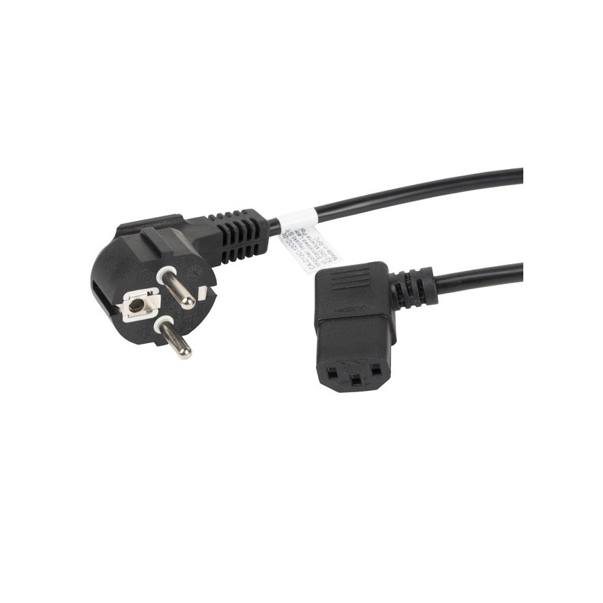 Lanberg CA-C13C-12CC-0018-BK elektrības kabelis Melns 2