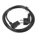 Lanberg CA-C13C-12CC-0018-BK кабель питания Черный 2 m Разъем C13 CEE7/7 Lanberg CA-C13C-12CC-0018-BK кабель питания Черный 2 m Разъем C13 CEE7/7